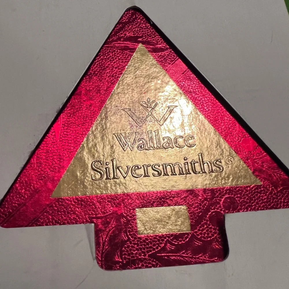 1993 Wallace Gold Plated Sleigh Bell annual Ornament 23rd Edition bag box sleeve - Picture 3 of 8